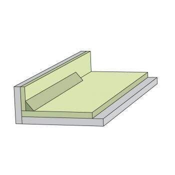Steinwolle Dachkeil DDP-KL 100mm