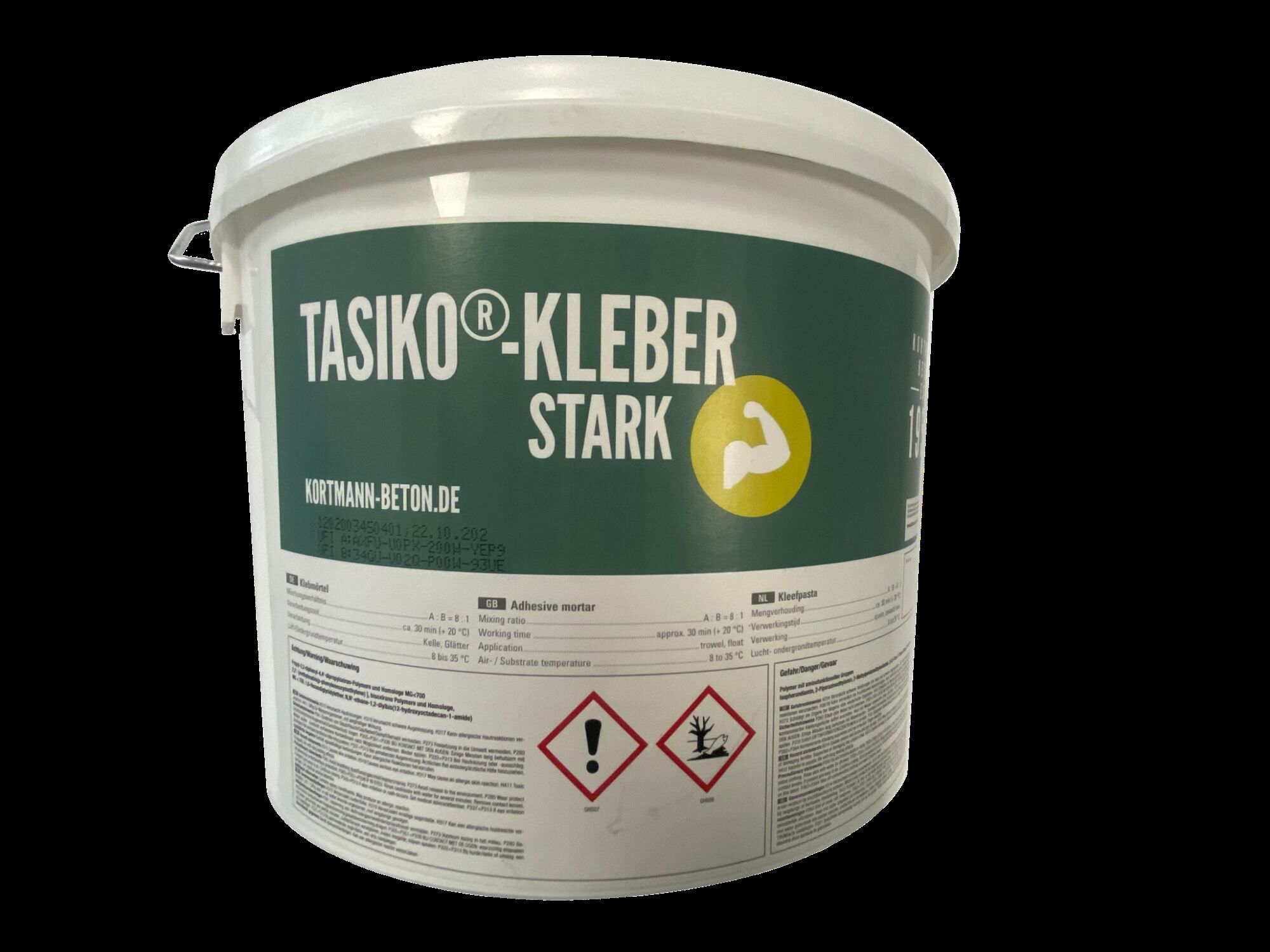 TASIKO Kleber - STARK für Anfahrschutz, 2 Komponenten, 9 kg Gebinde