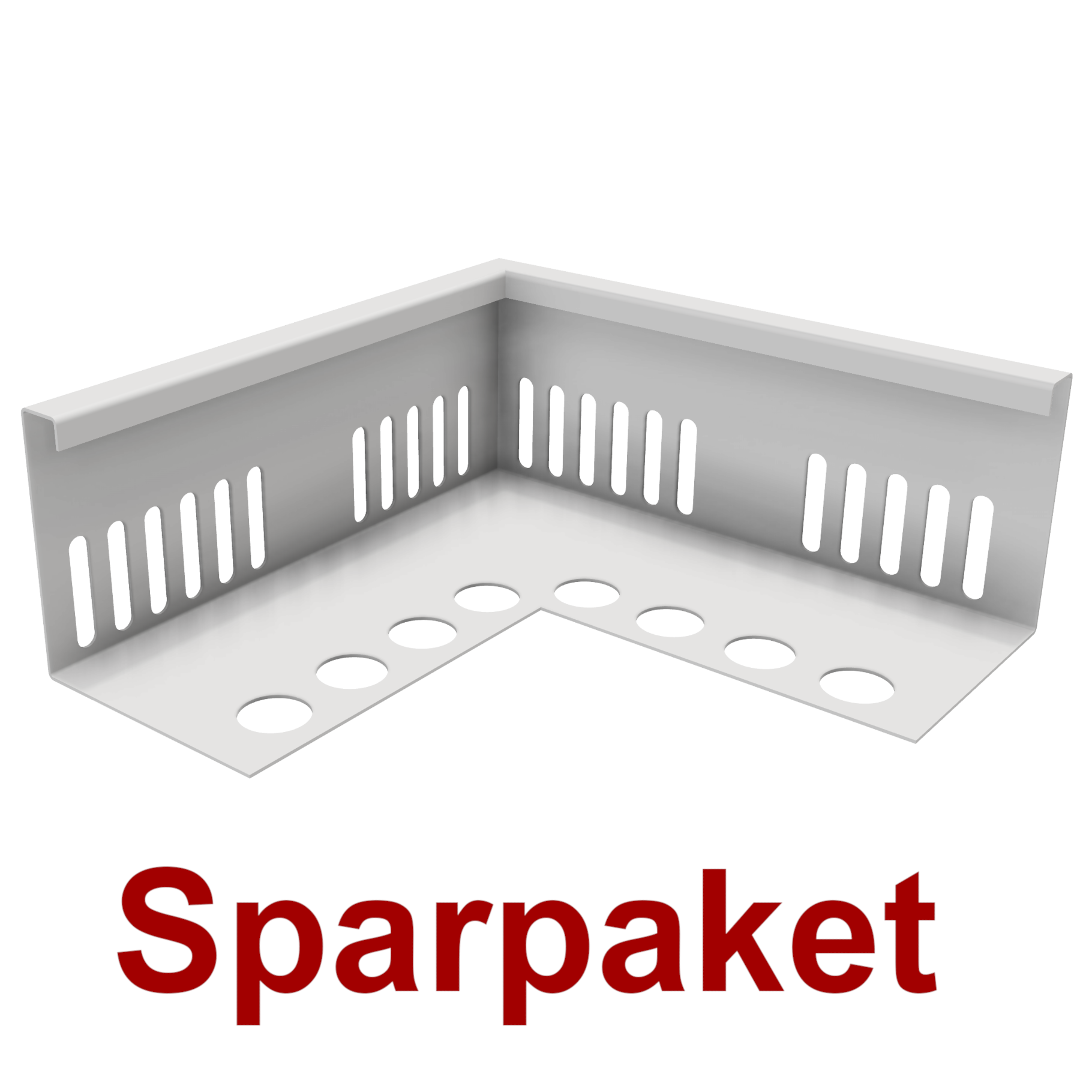 Kiesfangleiste Typ F - Sparpakete Außenecken