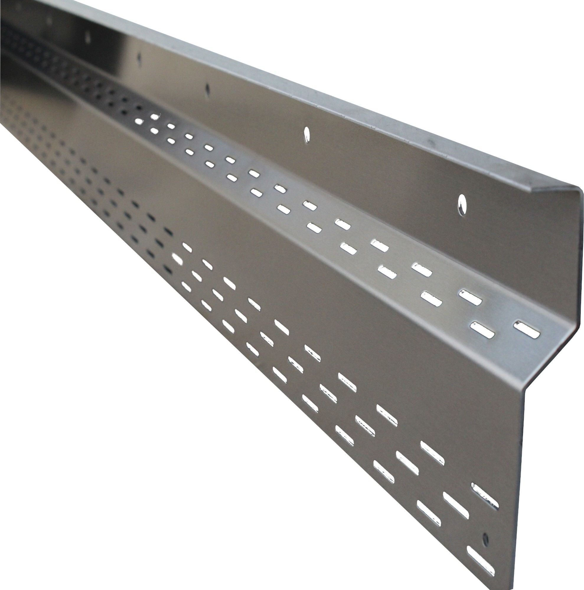Sockelwand-Profil Alu Schlitzloch SW-P, 250x40x2 mm x 2 m