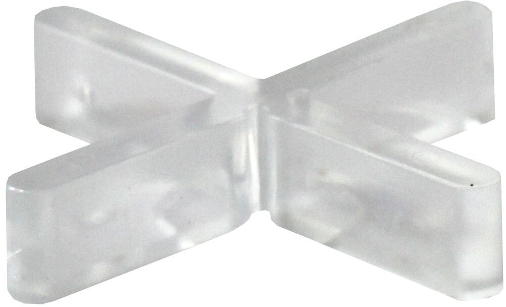 Fugenkreuz Kunststoff FK-A, 5x10 mm Fuge, Transparent (100 Stk.)