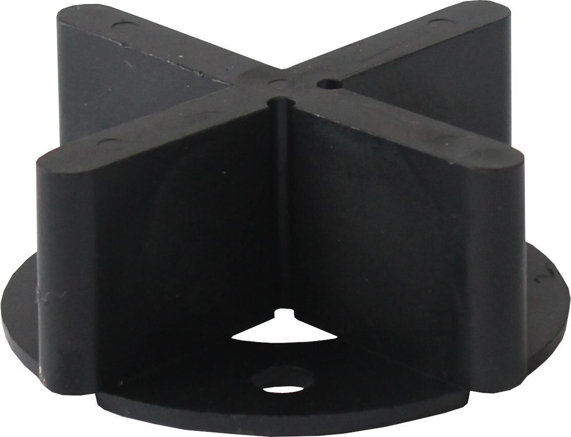 Fugenkreuz Kunststoff mit Bodenplatte FK-B, 6x22 mm Fuge, ⌀50 mm (100 Stk.)