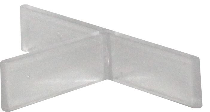 Fugen T-Stück Kunststoff FK-T, 2x10 mm Fuge, Transparent (100 Stk.)