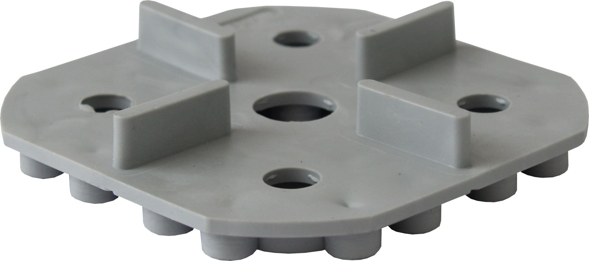 VOLFILAGER gummierter Kunststoff GK-U, 10 mm Höhe, 6x10mm Fuge, ⌀95 mm, 4 Stege (60 Stk.)