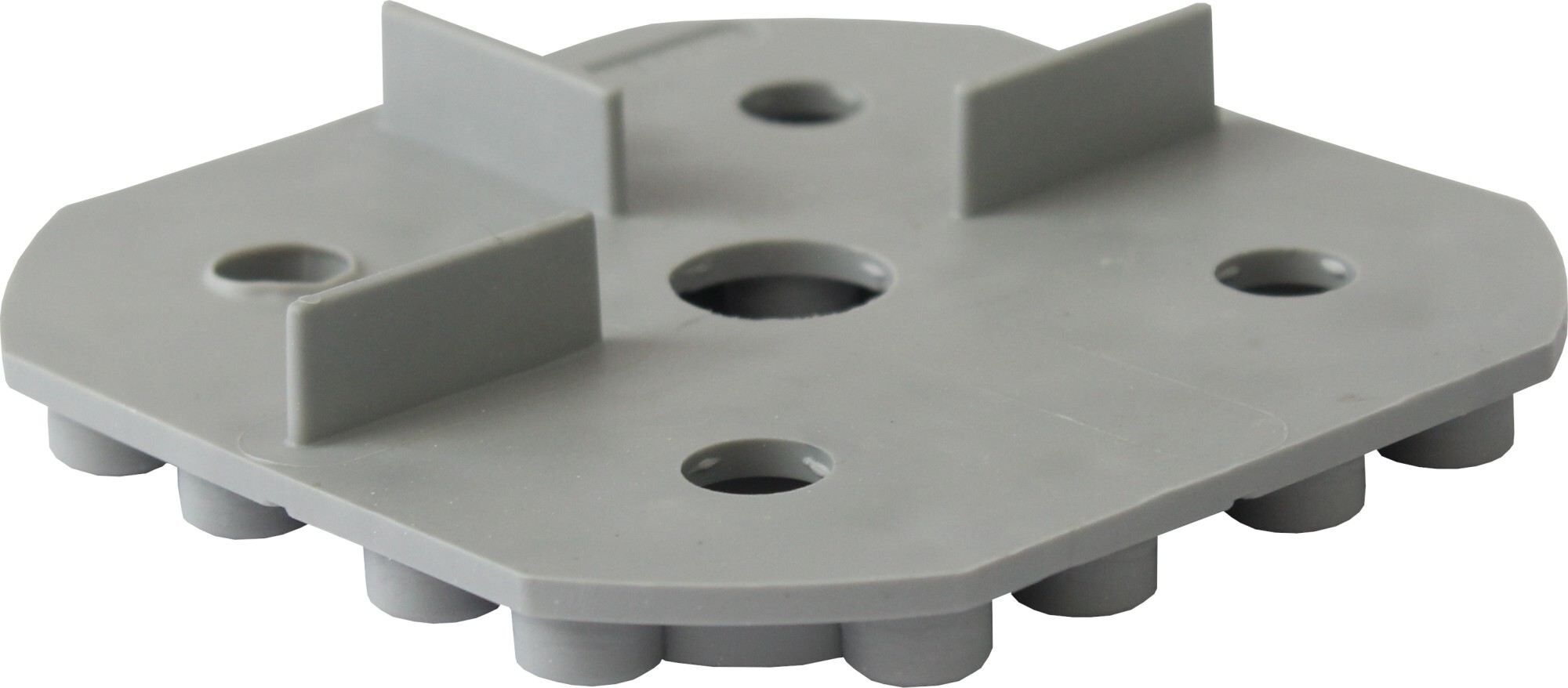 VOLFILAGER gummierter Kunststoff GK-UT, 10 mm Höhe, 2x10mm Fuge, 3 Stege (60 Stk.)