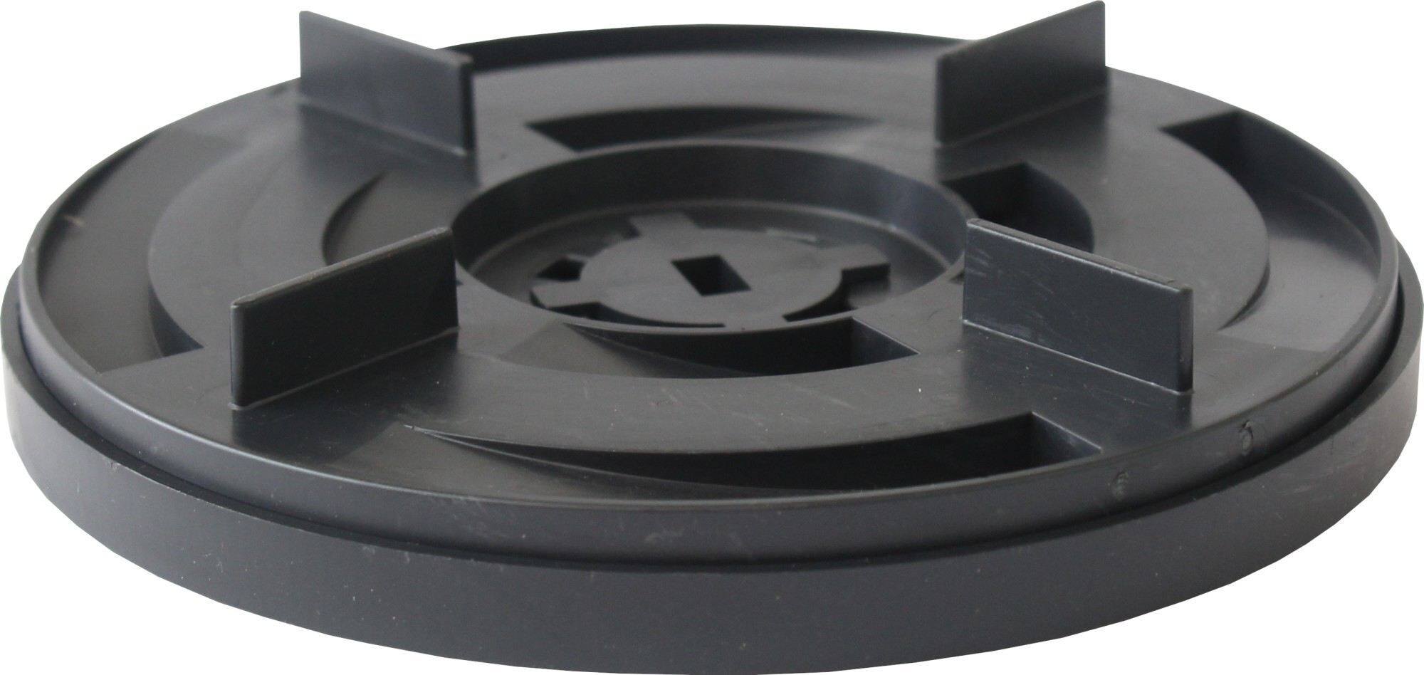 Rampenteller-Stelzlager verstellbar 2-tlg. RTV, 10-15 mm Höhe, 2x10 mm Fuge, 4 Stege, ⌀140 mm (100 Stk.)