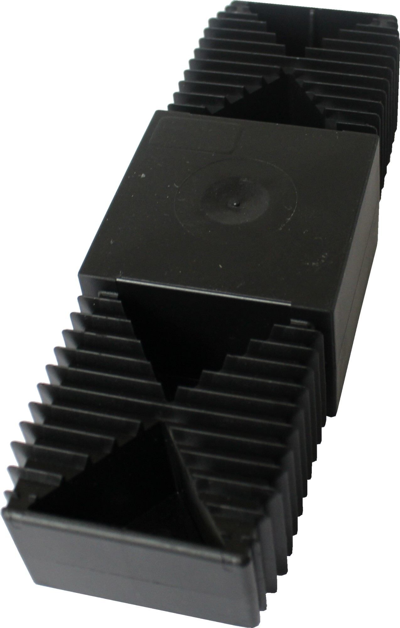 Verbinder Kunststoff für Rechteckprofil, 30x65x30 mm