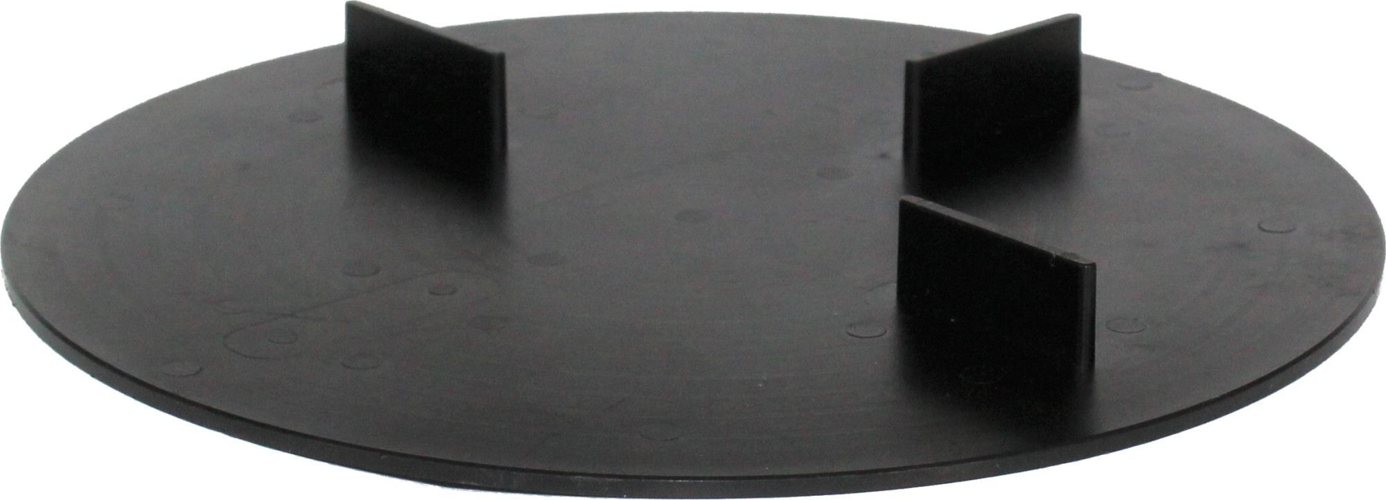 Scheibe für Splitt- & Kiesbett VS-UT, Kunststoff, 3 Stege, 2 mm Höhe, 2x10 mm Fuge, ⌀140 mm (360 Stk.)