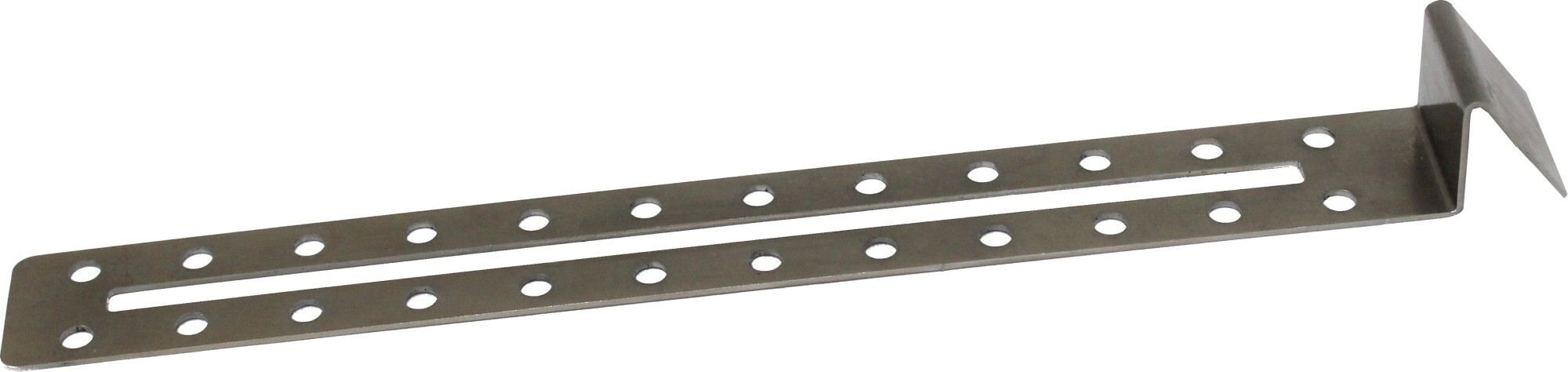 Uni-Wandabstandhalter Edelstahl 2-10 mm Fuge, WAE-K14, 205x22x17 mm, ca.4-14 mm Klemmnase