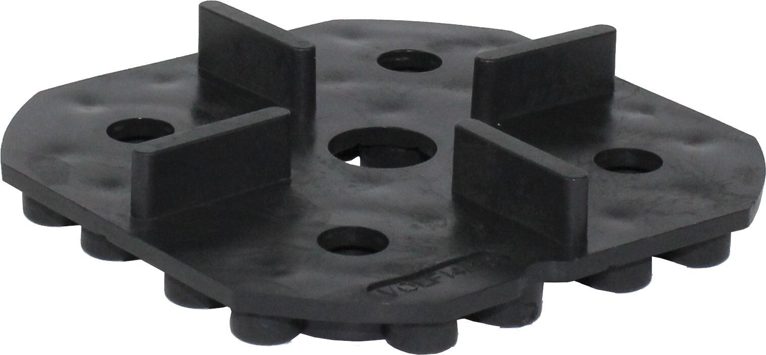 VOLFILAGER Kunststoff, 4 Stege WK-U, 10 mm Höhe, 6x10 mm Fuge, ⌀95 mm (60 Stk.)