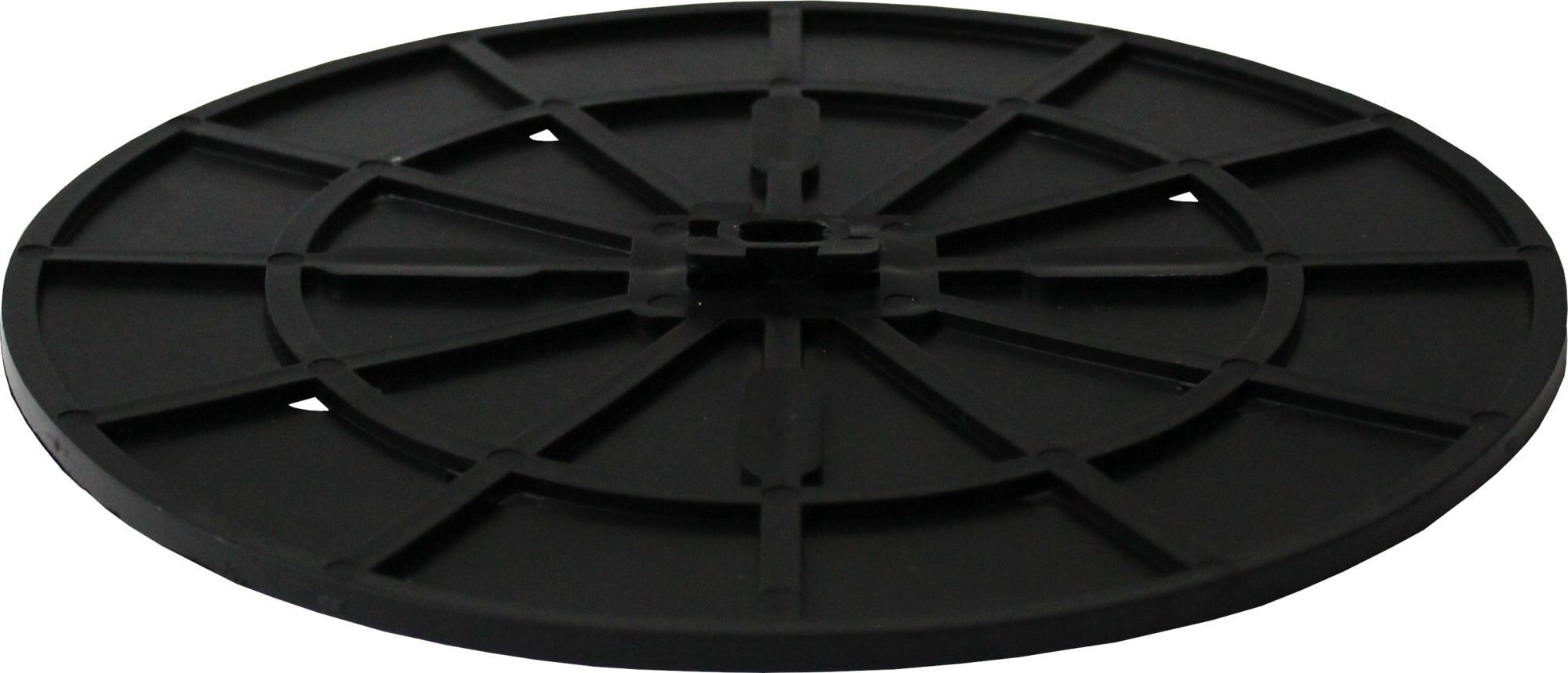 Bodenplatte BP-C, Kunststoff, ohne Stege, 5 mm Höhe,  ⌀210 mm (180 Stk.)