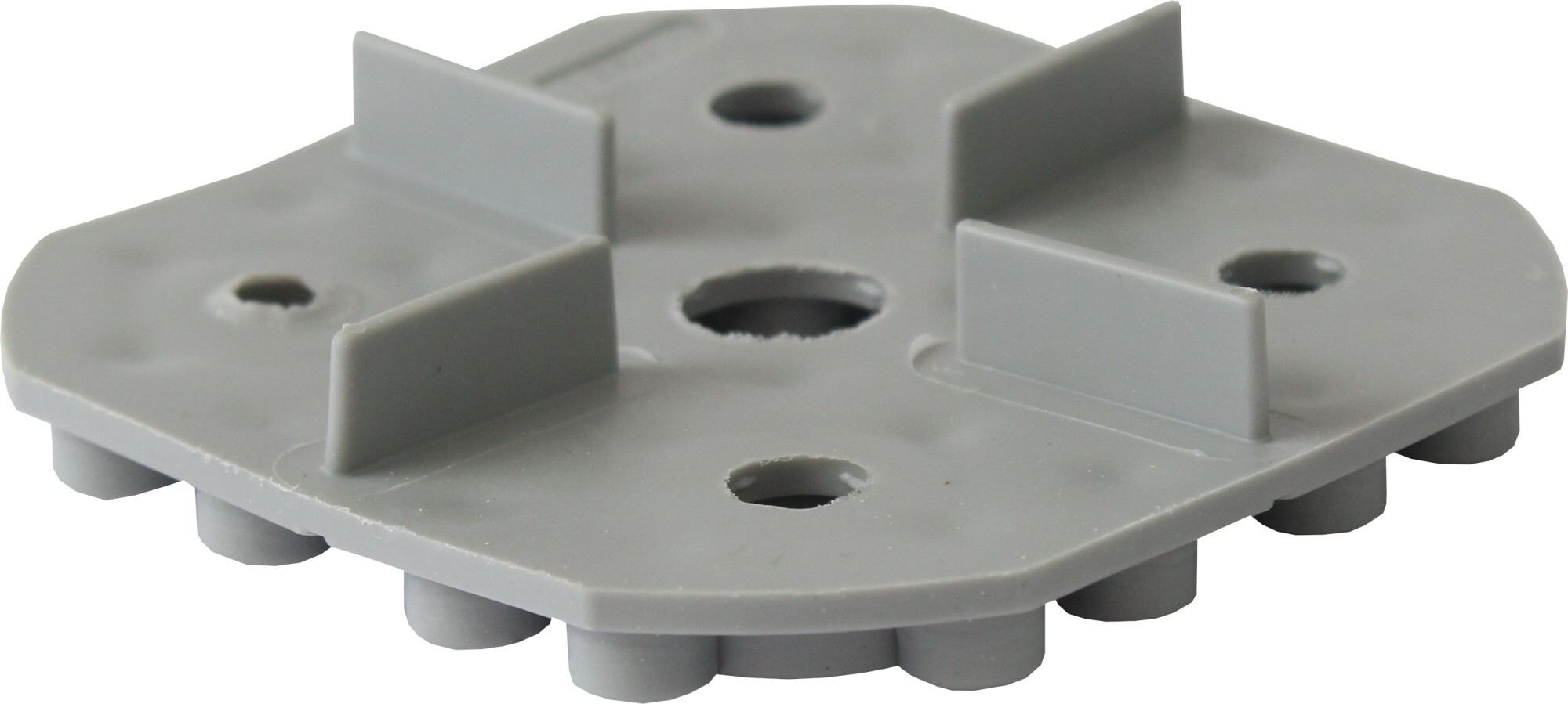 VOLFILAGER gummierter Kunststoff GK-U, 10 mm Höhe, 3x10mm Fuge, ⌀95 mm, 4 Stege (60 Stk.)