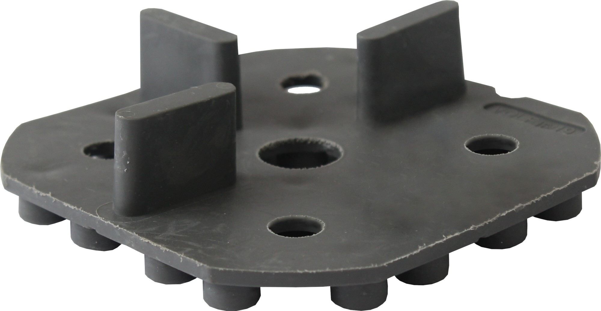 VOLFILAGER gummierter Kunststoff GK-UT, 10 mm Höhe, 6x19mm Fuge, 3 Stege (60 Stk.)