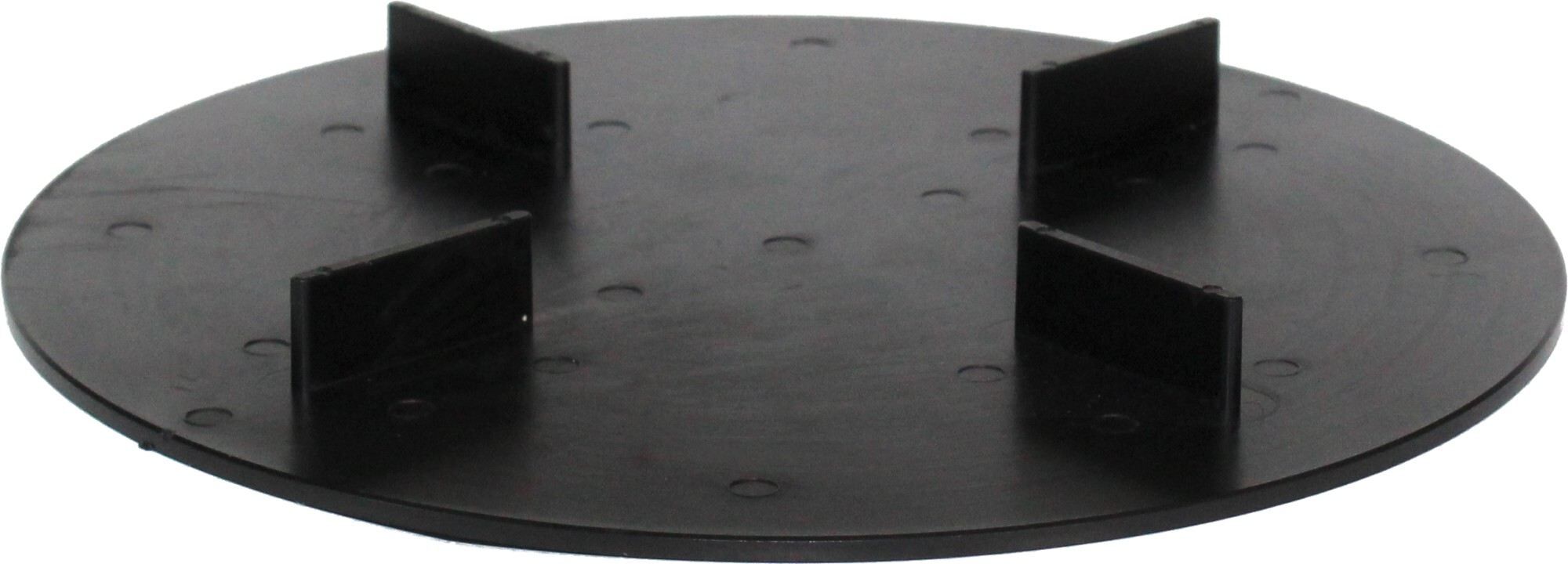 Scheibe für Splitt- & Kiesbett VS-U, Kunststoff, 4 Stege, 2 mm Höhe, 2x10 mm Fuge, ⌀140 mm (20 Stk.)