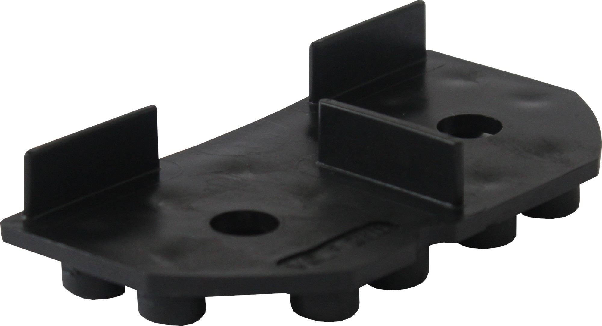 VOLFILAGER Randstück Kunststoff WK-UR, 10 mm Aufbauhöhe, 2x10 mm Fuge, ⌀95 mm