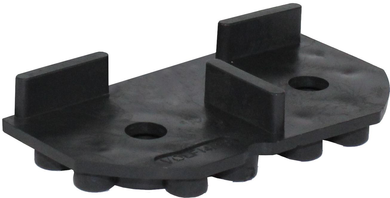 VOLFILAGER Randstück Kunststoff WK-UR, 10 mm Aufbauhöhe, 5x10 mm Fuge, ⌀95 mm