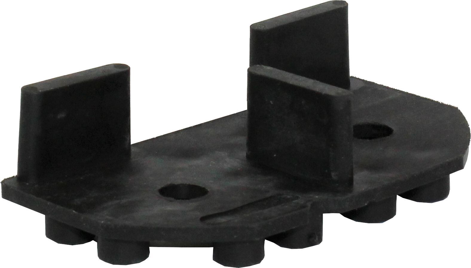 VOLFILAGER Randstück Kunststoff WK-UR, 10 mm Aufbauhöhe, 4x19 mm Fuge, ⌀95 mm