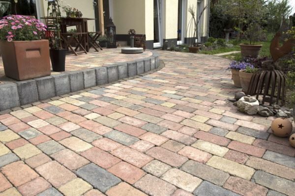 Pflasterstein Designer Multicolor Platten