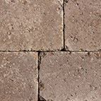 Basalit® Antik Quadratstein Terrabraun 14/14 - 138 x 138 x 80