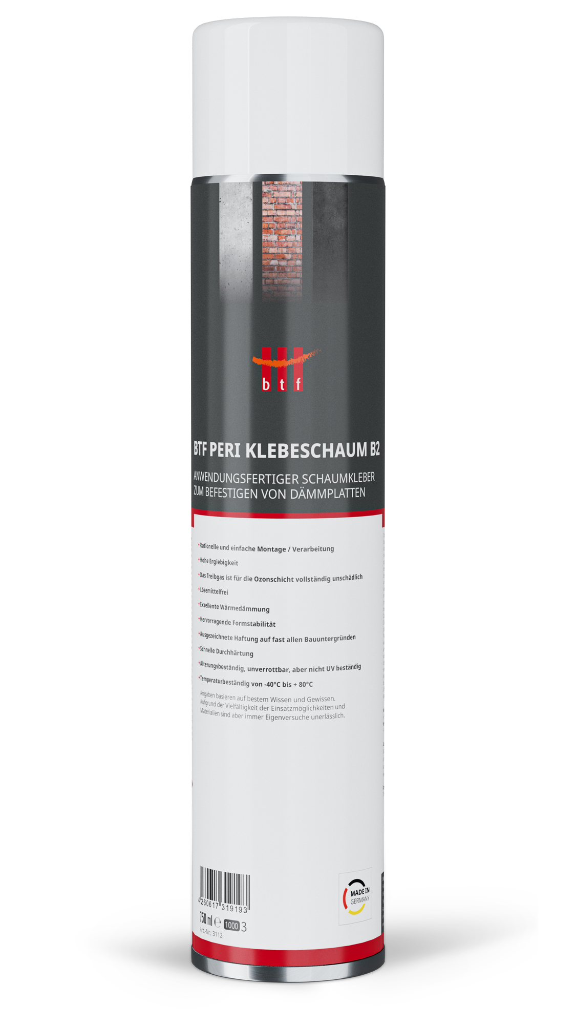 BTFI31121698753253bobbie Peri Klebeschaum B2 750ml