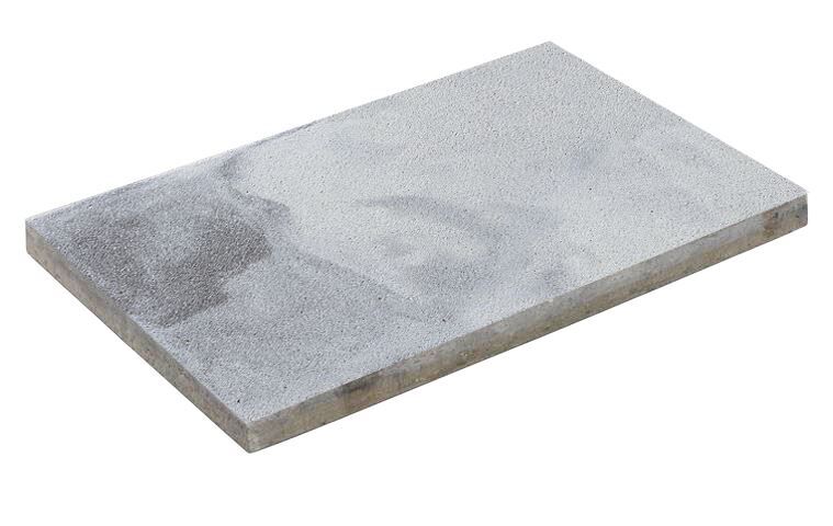 DIEPHAUS Terrassenplatte RUSTICA WEIß-SCHWARZ 60/40/4 CM