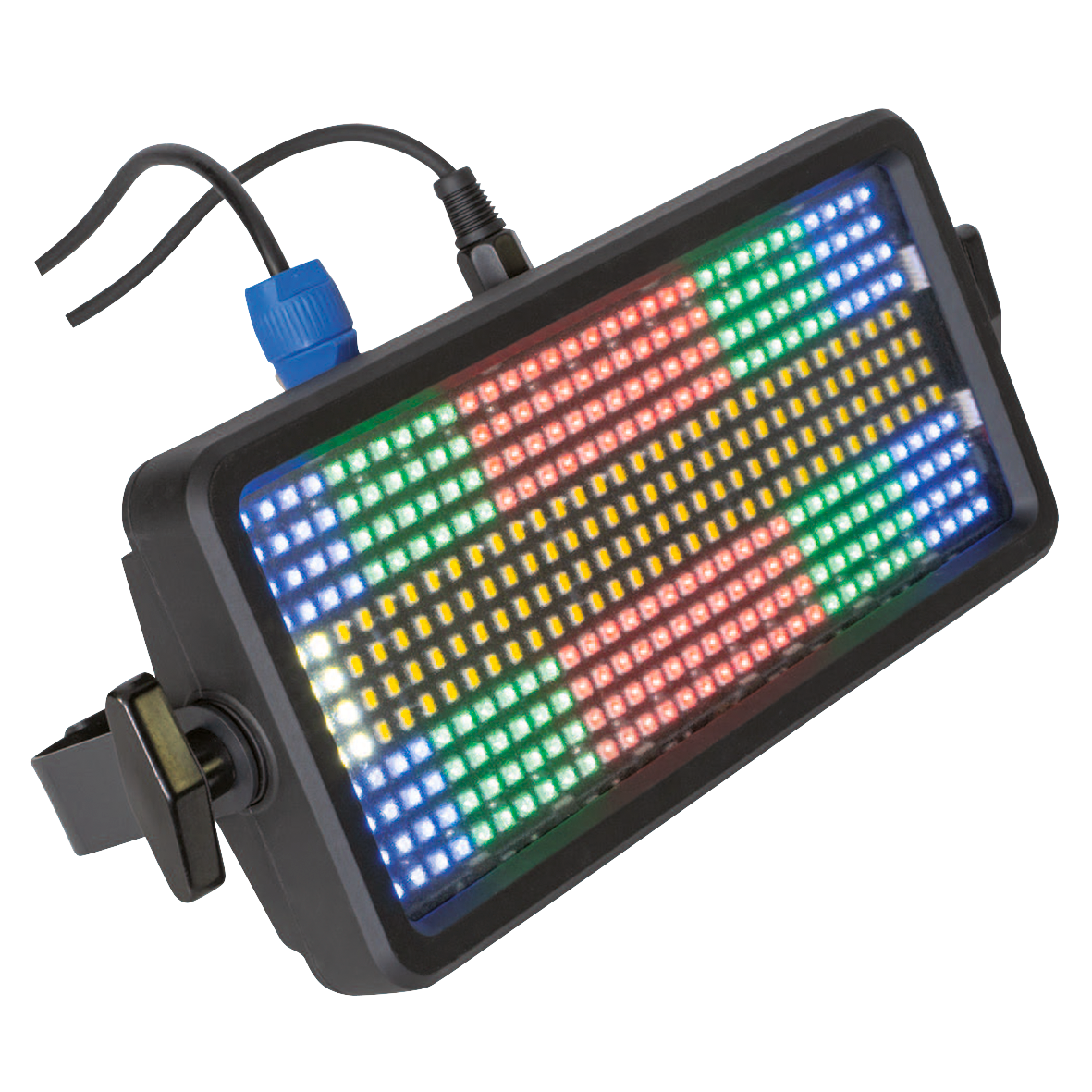 DMX-Lichteffekt IBIZA ''FLASH-COLOR-STROBE'', 384 LED RGB+W,110-240V, 320x160x75mm
