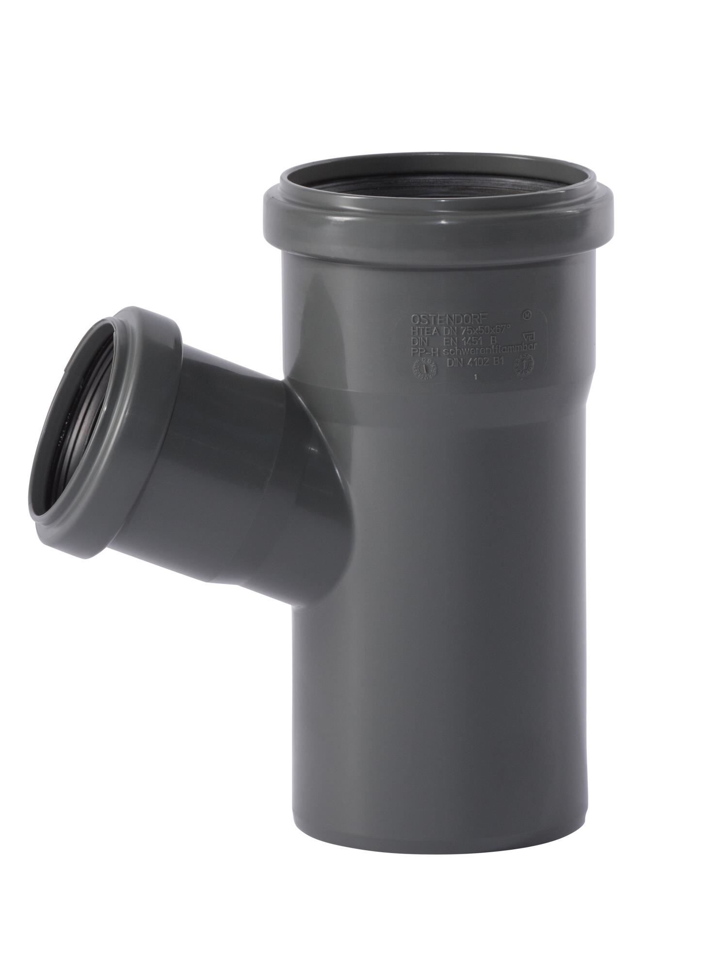 HTsafeEA Abzweig DN/OD 75/50 67,5 Grad
