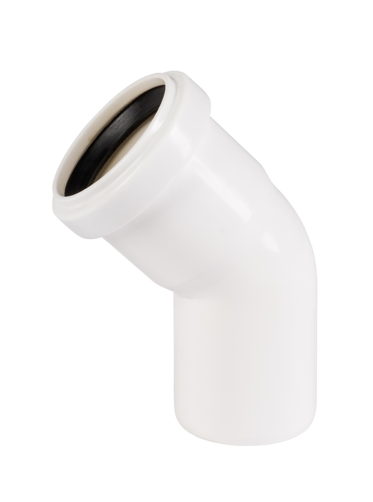 HTB Bogen DN/OD 50 45 Grad - weiß
