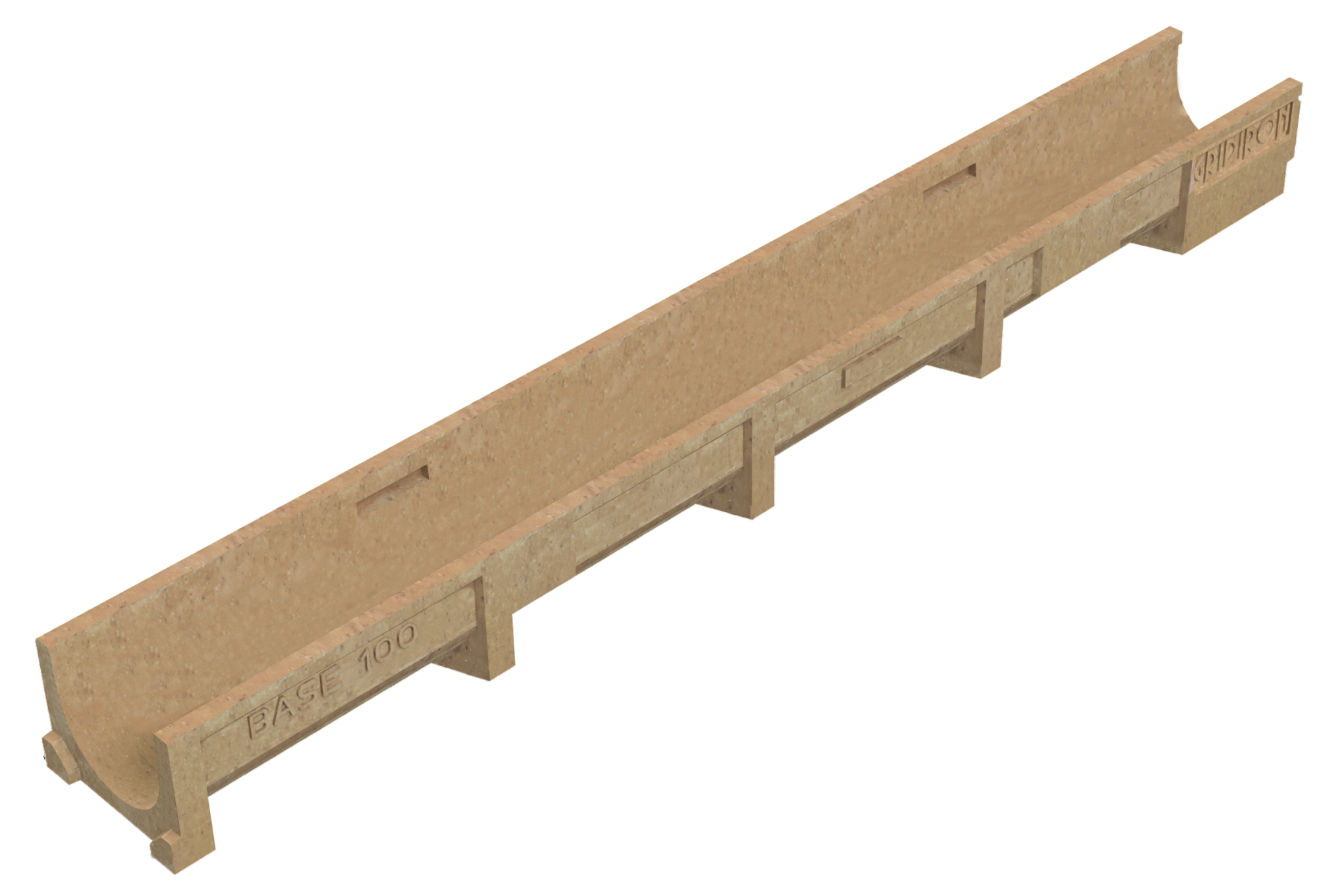 Rinne aus Polymerbeton, BAUREIHE BASE 100