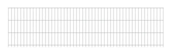 Doppelstab-Gittermatte, Typ 6/5/6, mit überstand, feuerverzinkt, Höhe: 1630 mm