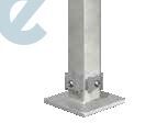 HANSP6060VKB_config1639481119bobbie Eckpfosten mit Bodenplatte für Doppelstabmatten