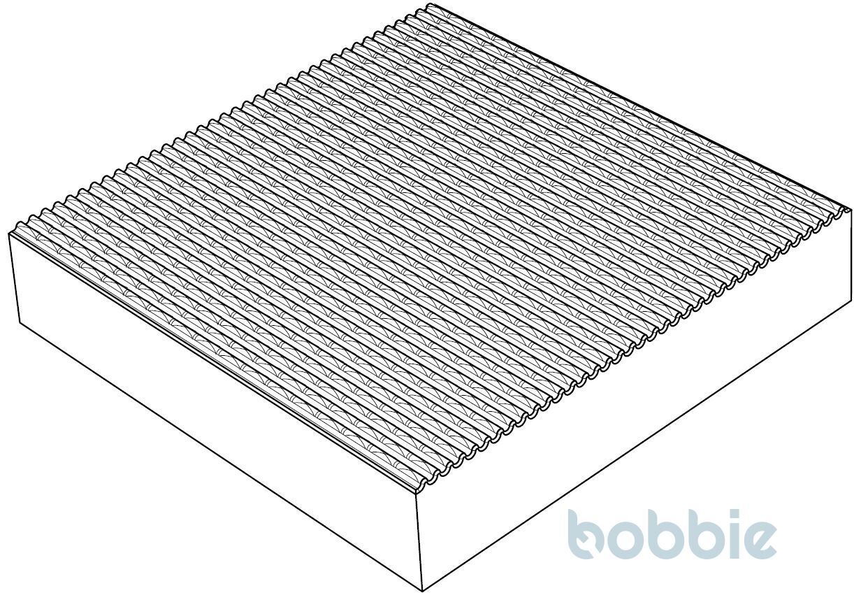 Rillenplatte SR 38/38 A 10