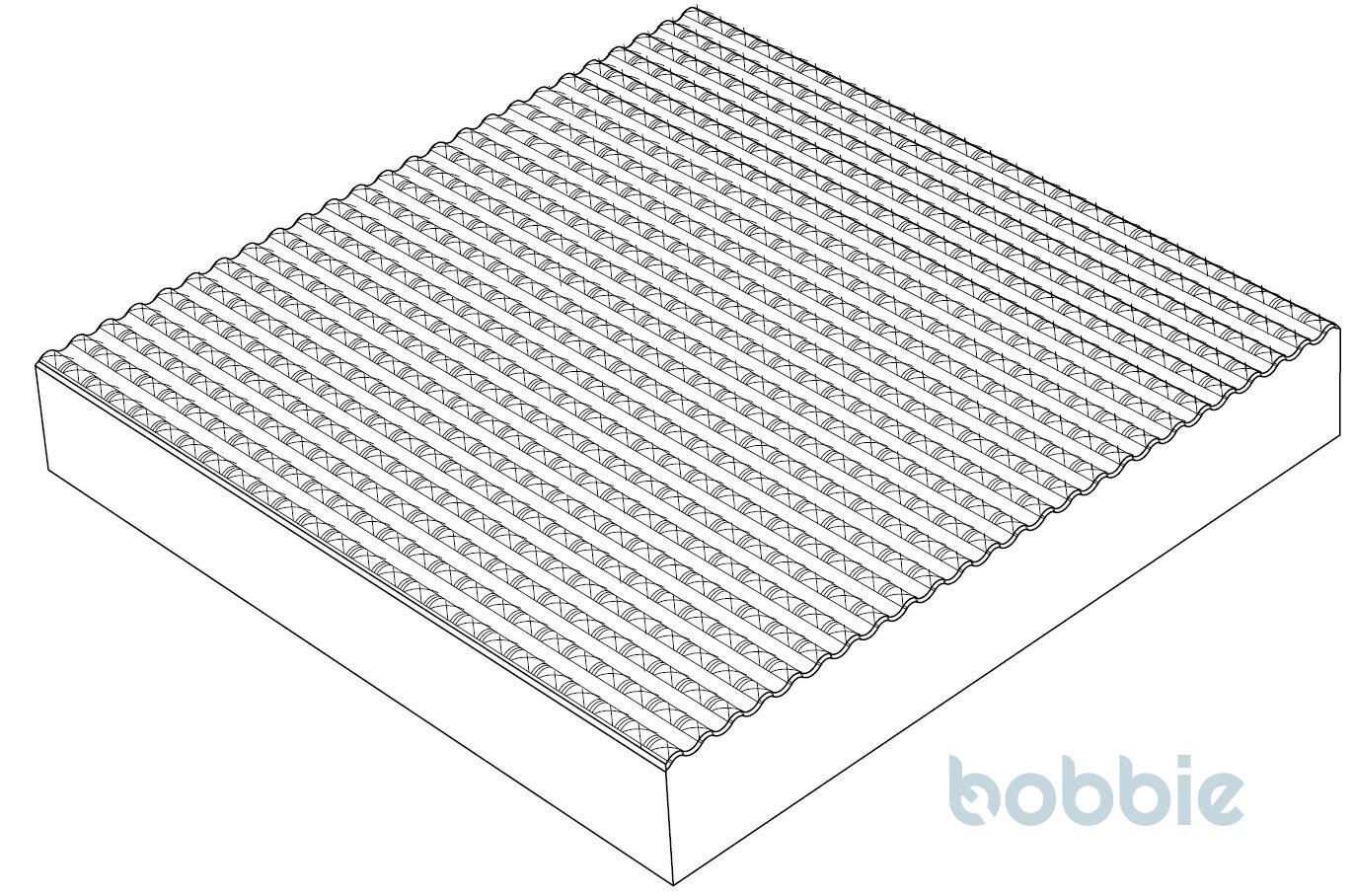 Rillenplatte SR 50/50 A 20