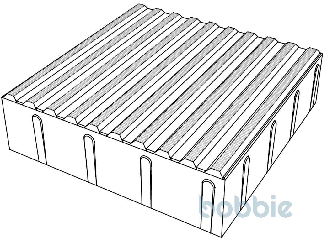 IKMBTR_30-30_AR_301629722646bobbie Rippenplatte TR 30/30 AR 30