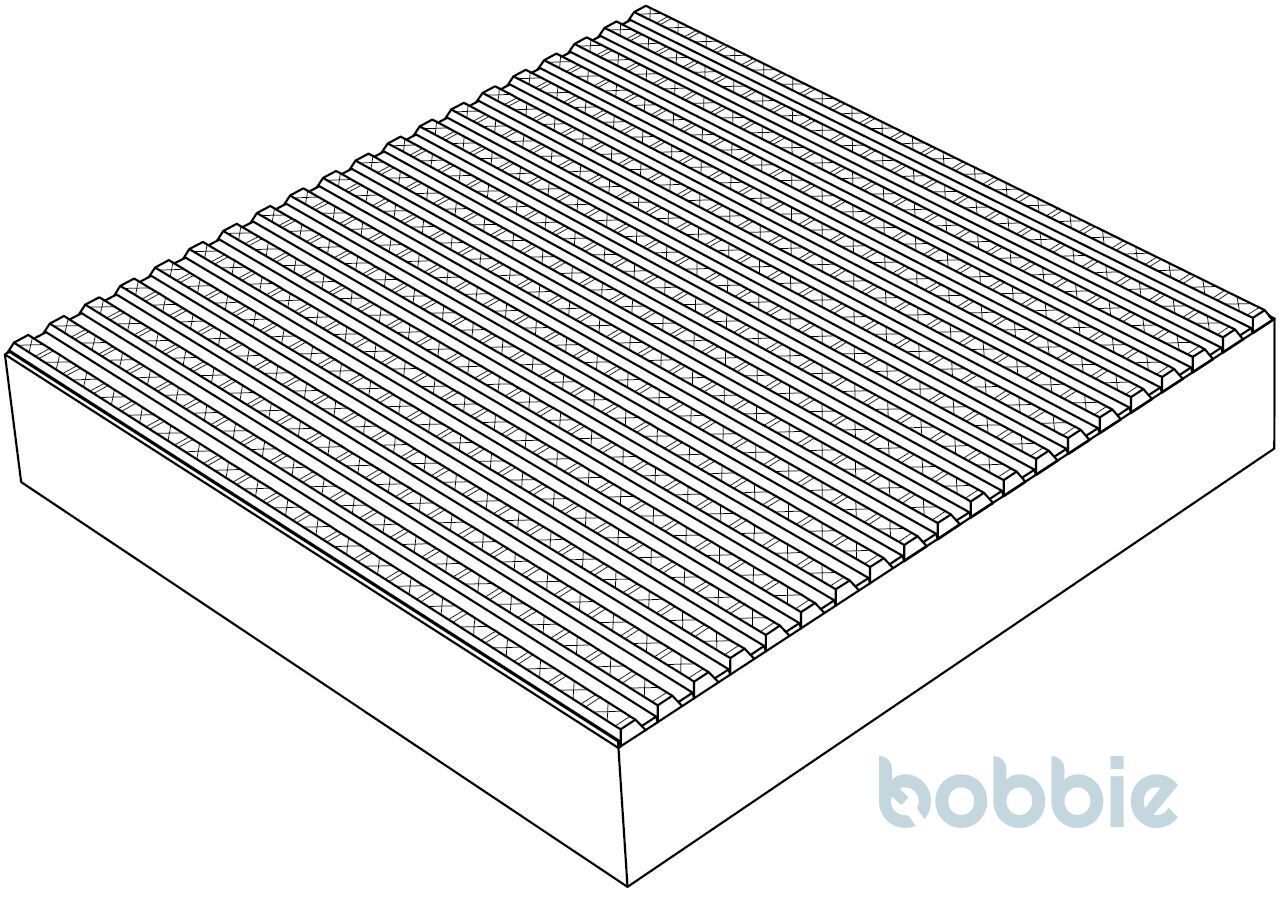 Rippenplatte TR 40/40 A 20