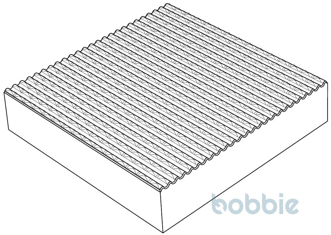 Rillenplatte SR 35/35 A 14
