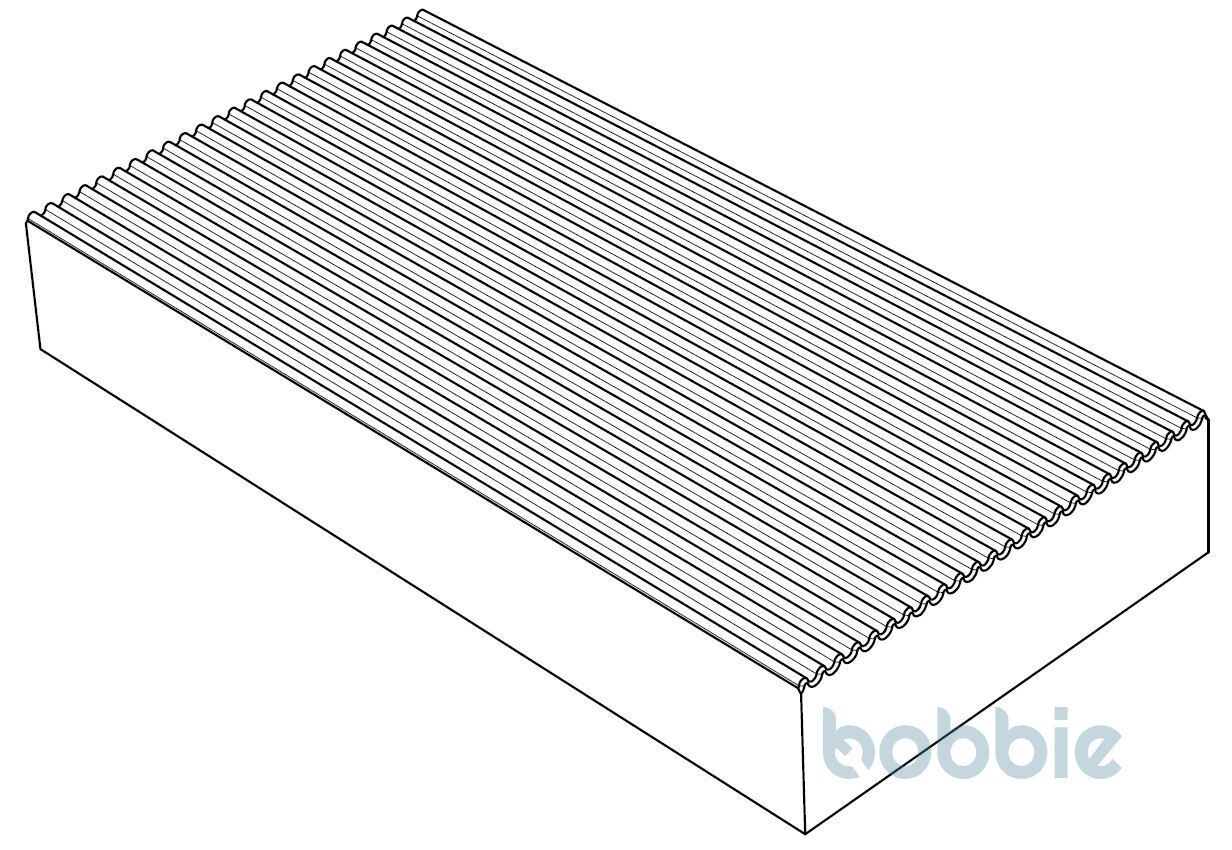 Rillenplatte SR 50/25 A 10