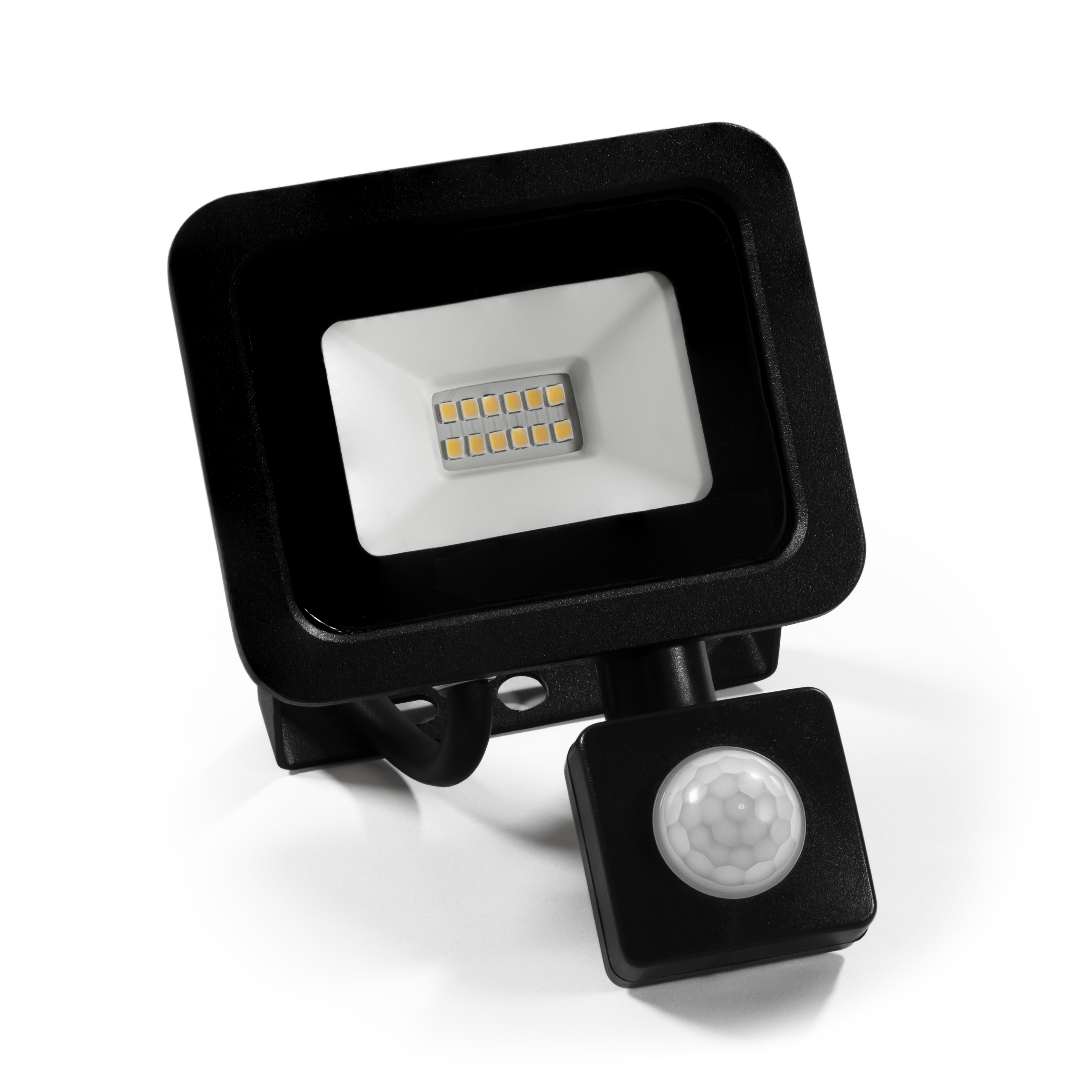 LED Außenstrahler McShine ''Slim''  IP66 4000K Bewegungsmelder