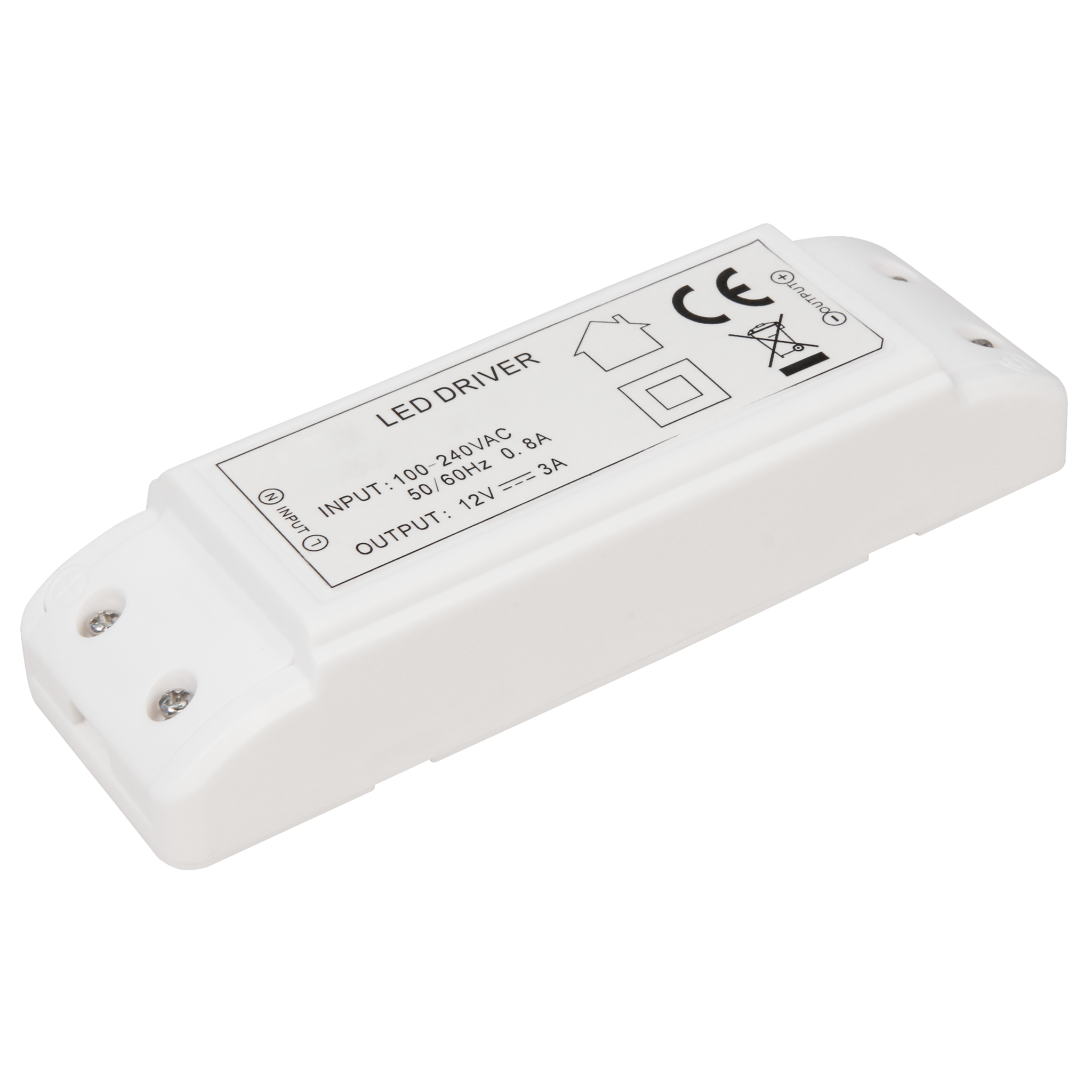 ettp14523381779784217bobbie LED Trafo McShine 0 5 Ein 220 240V 12V= Konstantspannung rund
