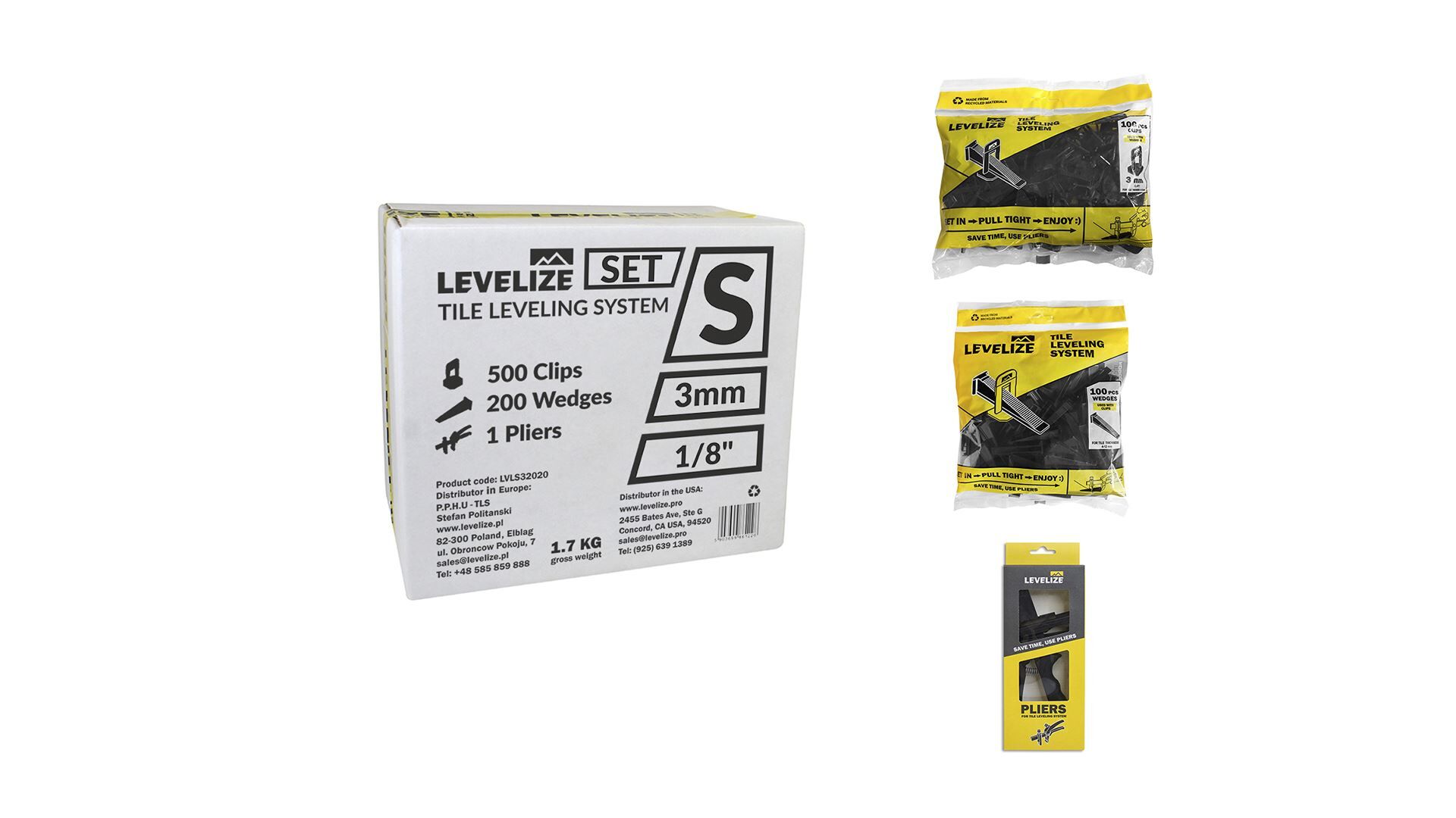 LEVESmall-Kit1699366450bobbie Nivelliersystem SET Small 25m²