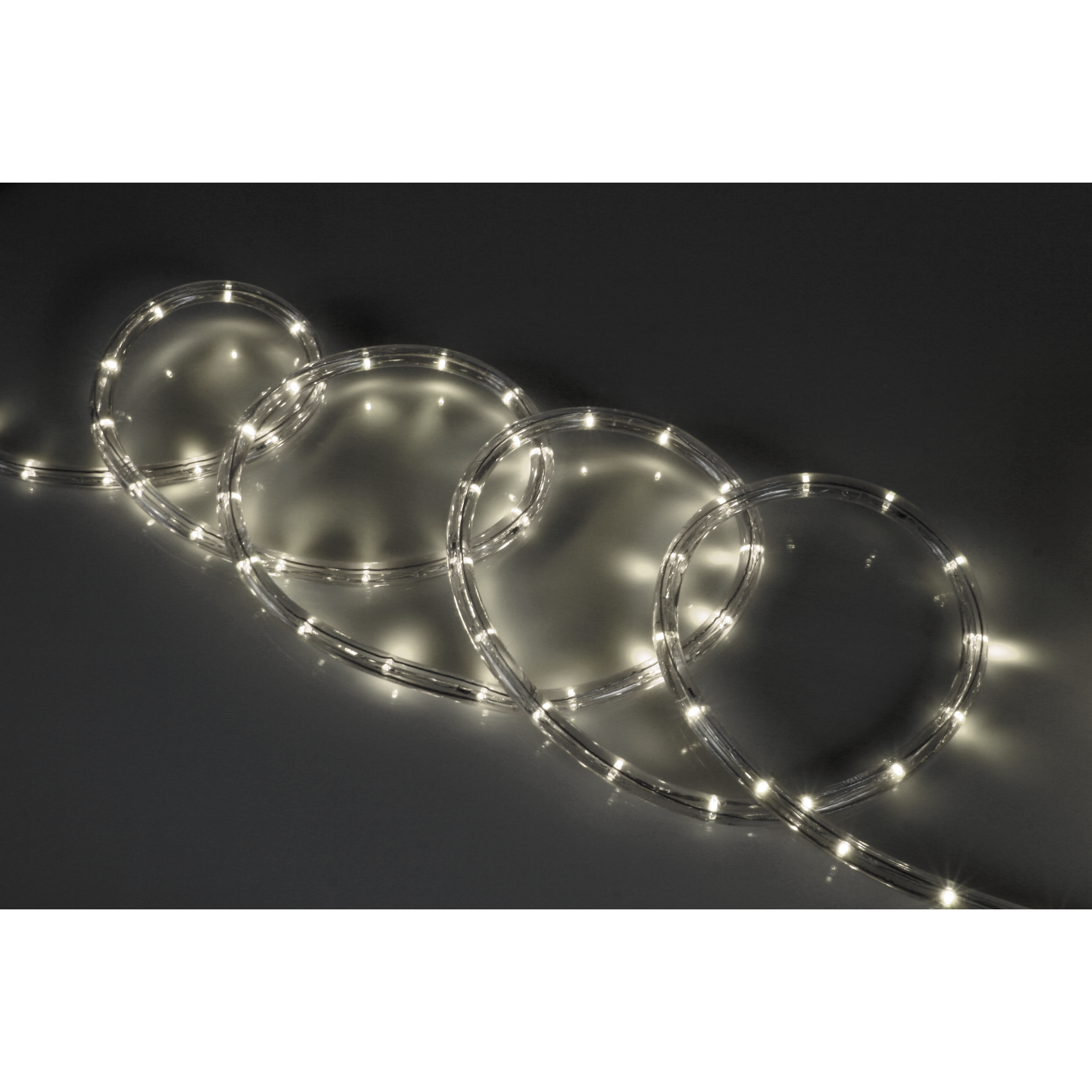 LED-Lichtschlauch McShine, 25m, 900 LEDs, IP44, warmweiß, 3000K, 13mm-Ø, 1475lm, 70W