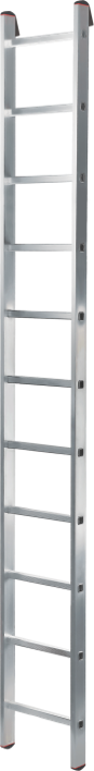 Professionelle Sprossenleiter aus Aluminium, einteilig, NV 3210 1x21