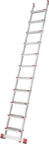 Sprossenleiter aus Aluminium, einteilig, NV 517 1x8