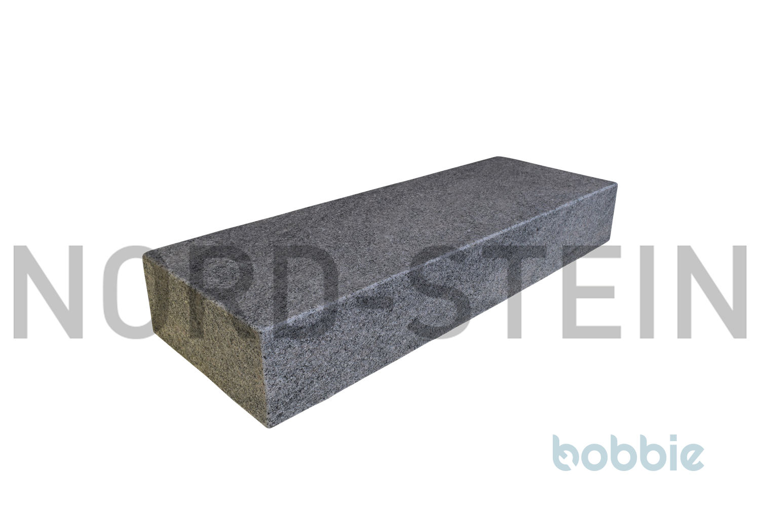 Granit-Blockstufen, "Juparana-grey", 100x35x15 cm