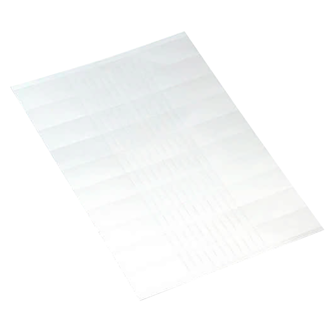 Pappschilder WAGO, für Laserdrucker, 9,5x25mm, weiß, Karton, Halogenfrei
