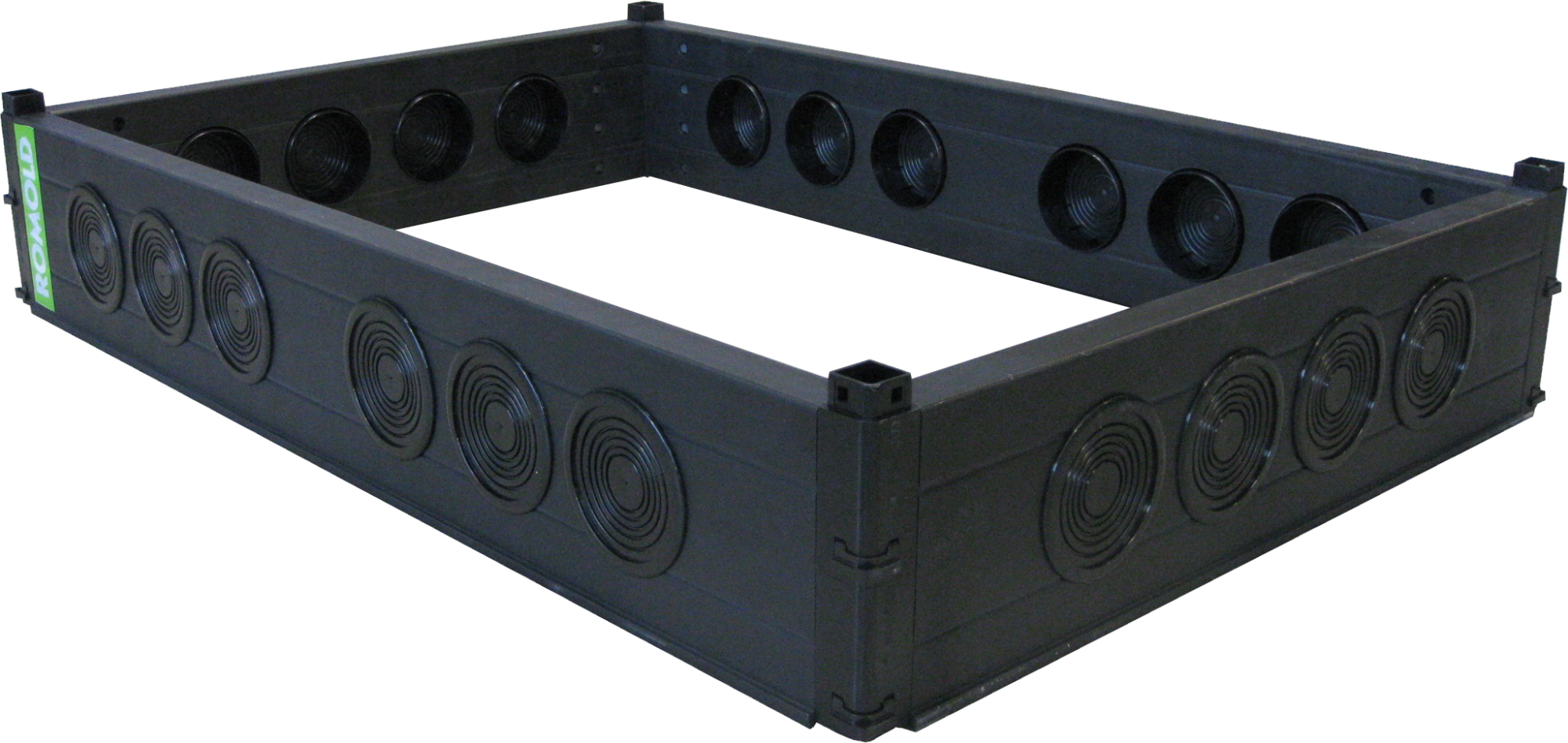 Elementverlängerung, LW 405 x 650 mm, Außenmaße: 485 x 730 mm, Elementbauhöhe: 100 mm