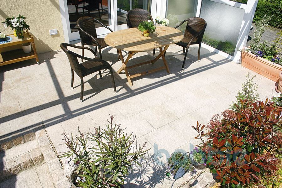 Natursteinplatten Romantico® Granitplatten gestockt