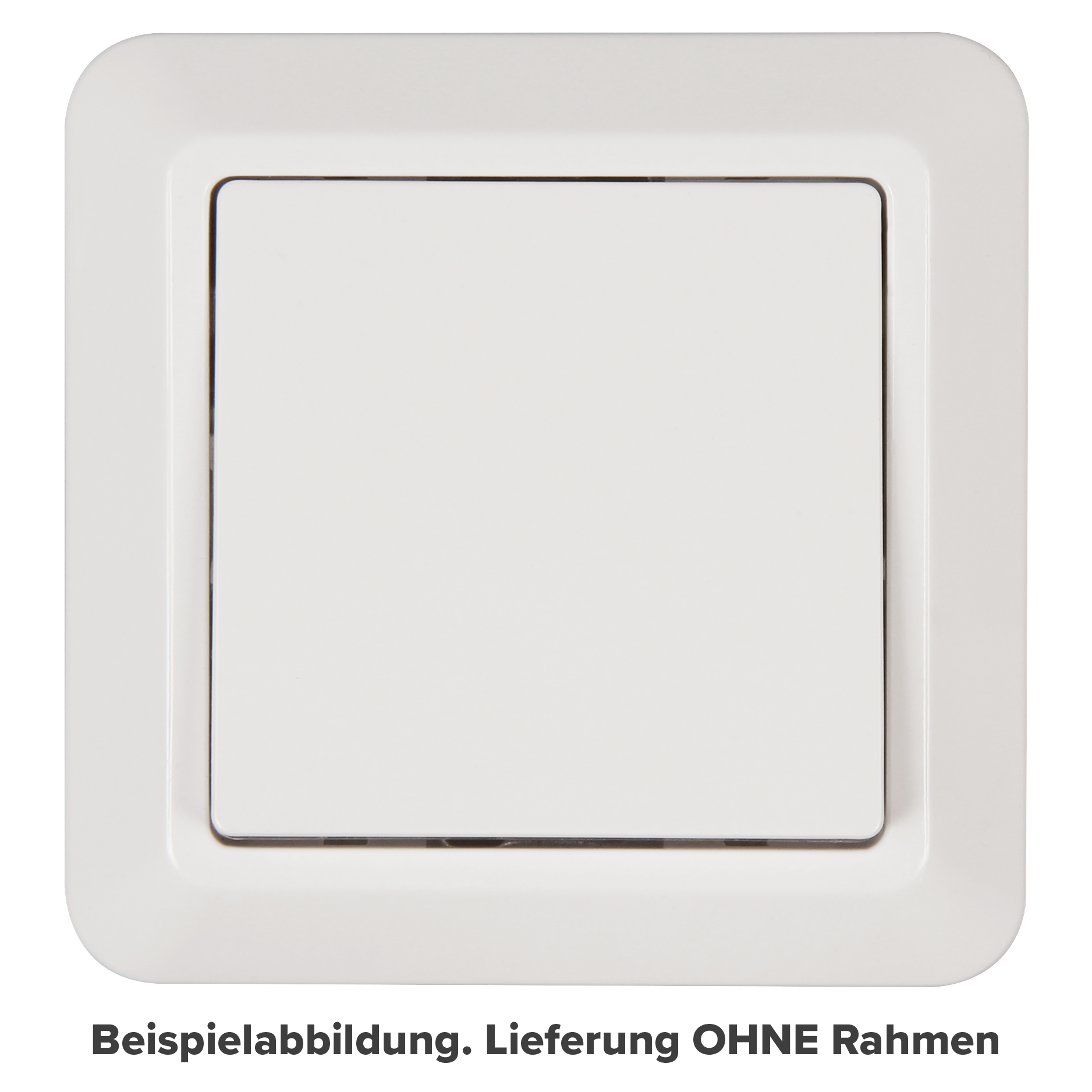 Taster McPower ''Cup'' 250V~/10A, UP, weiß