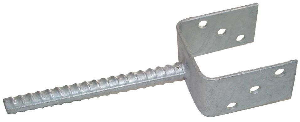 TETZ176051676469023bobbie Bodenanker. leicht 9 x 9 cm  feuerverzinkt. für Pfosten 9 x 9 cm