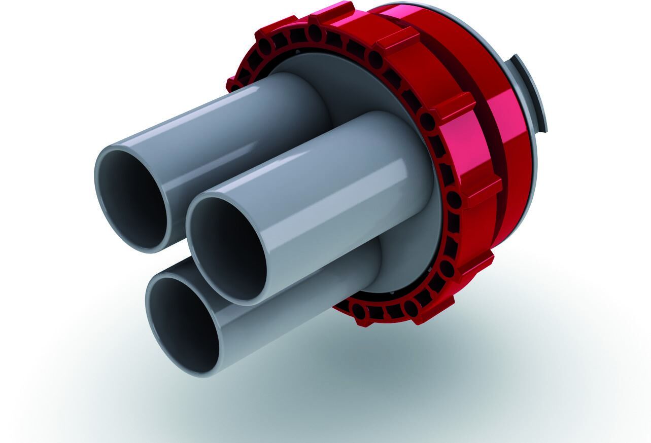 UGA BKD90-D-5/20-TM mit 5 Stutzen und 5 Thermomuffen
